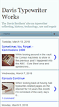 Mobile Screenshot of davistypewriters.blogspot.com