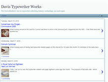 Tablet Screenshot of davistypewriters.blogspot.com