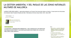 Desktop Screenshot of naturamilitarmallorca.blogspot.com