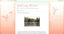 Desktop Screenshot of andlucywrites.blogspot.com