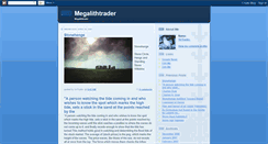 Desktop Screenshot of megalithtrader.blogspot.com