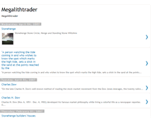 Tablet Screenshot of megalithtrader.blogspot.com