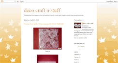 Desktop Screenshot of decocraftnstuff.blogspot.com
