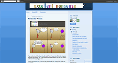 Desktop Screenshot of excellentnonsense.blogspot.com