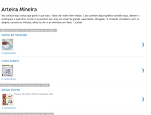 Tablet Screenshot of mineiraarteira.blogspot.com