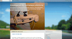 Desktop Screenshot of contrabajoselectricos.blogspot.com