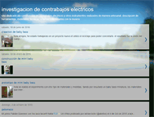 Tablet Screenshot of contrabajoselectricos.blogspot.com