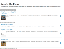 Tablet Screenshot of gonetothedanes.blogspot.com