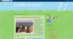 Desktop Screenshot of lesfillesenfrance.blogspot.com