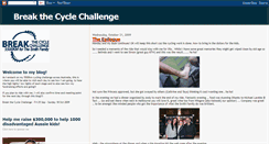 Desktop Screenshot of breakthecyclechallenge.blogspot.com