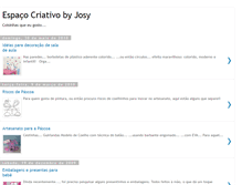 Tablet Screenshot of espacocriativobyjosy.blogspot.com