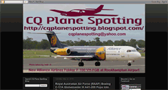 Desktop Screenshot of cqplanespotting.blogspot.com