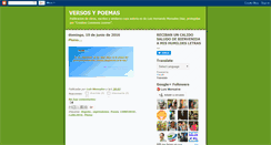 Desktop Screenshot of luismonsalversosypoemas.blogspot.com