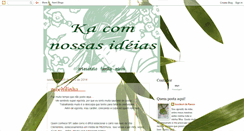 Desktop Screenshot of comnossasideias.blogspot.com