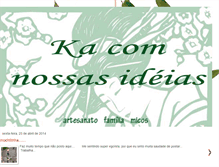 Tablet Screenshot of comnossasideias.blogspot.com