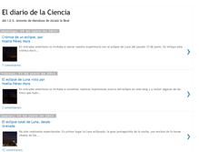 Tablet Screenshot of diariodeciencia.blogspot.com