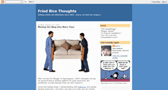Desktop Screenshot of friedricethoughts.blogspot.com