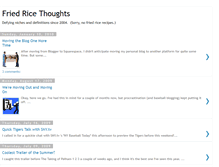 Tablet Screenshot of friedricethoughts.blogspot.com