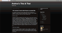 Desktop Screenshot of androo-t-t.blogspot.com