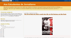 Desktop Screenshot of aosestudantesdejornalismo.blogspot.com