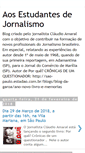 Mobile Screenshot of aosestudantesdejornalismo.blogspot.com