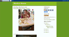 Desktop Screenshot of marlasmania.blogspot.com