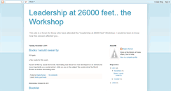 Desktop Screenshot of leadershipat26000feet.blogspot.com