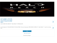 Tablet Screenshot of halo-reach-free-review.blogspot.com