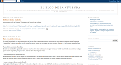 Desktop Screenshot of elblogdelavivienda.blogspot.com