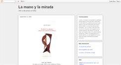 Desktop Screenshot of lamanoylamirada-libro.blogspot.com