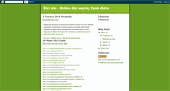 Desktop Screenshot of dizi-izlicem.blogspot.com
