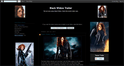 Desktop Screenshot of black-widow-movie-trailer.blogspot.com