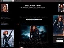 Tablet Screenshot of black-widow-movie-trailer.blogspot.com