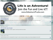 Tablet Screenshot of adventuretrucks.blogspot.com