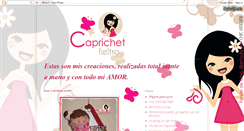 Desktop Screenshot of caprichetfieltro.blogspot.com