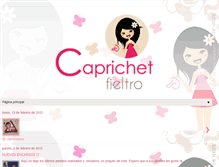 Tablet Screenshot of caprichetfieltro.blogspot.com