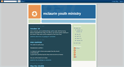 Desktop Screenshot of mclaurinyouth.blogspot.com