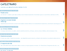 Tablet Screenshot of cafeletrario.blogspot.com