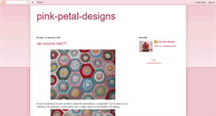 Desktop Screenshot of pink-petal-designs.blogspot.com