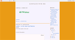 Desktop Screenshot of einfachnurbe.blogspot.com