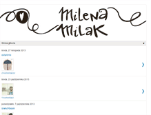 Tablet Screenshot of milenamilak.blogspot.com