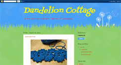 Desktop Screenshot of dandelion-cottage.blogspot.com