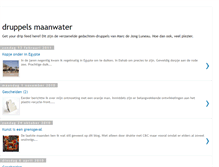 Tablet Screenshot of druppels-maanwater.blogspot.com