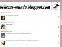 Tablet Screenshot of bellezas-mundo.blogspot.com