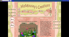 Desktop Screenshot of mzmouseys-creations.blogspot.com