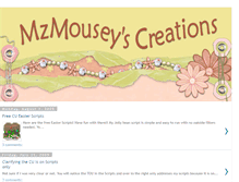 Tablet Screenshot of mzmouseys-creations.blogspot.com