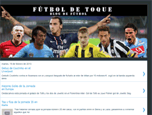 Tablet Screenshot of futboldetoque.blogspot.com