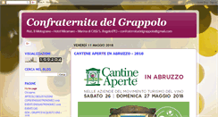 Desktop Screenshot of confraternitadelgrappolo.blogspot.com