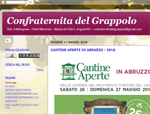 Tablet Screenshot of confraternitadelgrappolo.blogspot.com