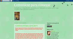 Desktop Screenshot of comunicarparacomecar.blogspot.com